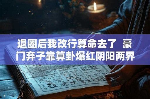 退圈后我改行算命去了  豪门弃子靠算卦爆红阴阳两界