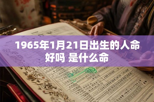 1965年1月21日出生的人命好吗 是什么命