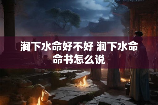 涧下水命好不好 涧下水命命书怎么说