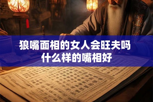 狼嘴面相的女人会旺夫吗 什么样的嘴相好