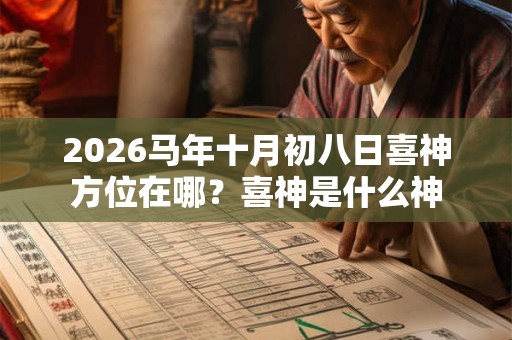 2026马年十月初八日喜神方位在哪？喜神是什么神