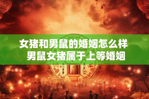 女猪和男鼠的婚姻怎么样 男鼠女猪属于上等婚姻 女猪和男鼠的婚姻怎么样 男鼠女猪属于上等婚姻