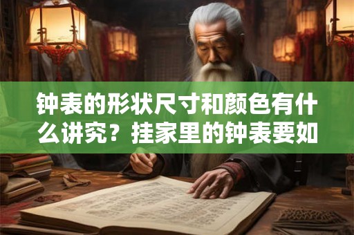 钟表的形状尺寸和颜色有什么讲究?挂家里的钟表要如何选择? 钟表的形状尺寸和颜色有什么讲究?挂家里的钟表要如何选择?