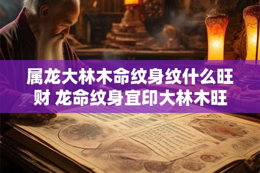 属龙大林木命纹身纹什么旺财 龙命纹身宜印大林木旺财效果佳 属龙大林木命纹身纹什么旺财 龙命纹身宜印大林木旺财效果佳