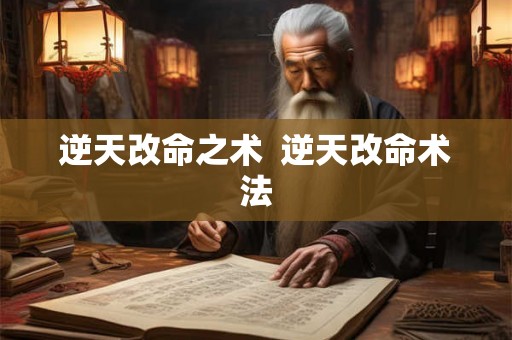 逆天改命之术  逆天改命术法