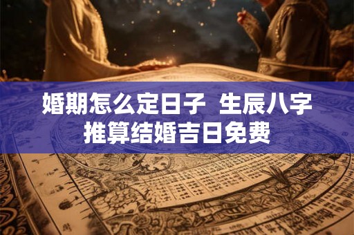 婚期怎么定日子 生辰八字推算结婚吉日免费 婚期怎么定日子 生辰八字推算结婚吉日免费