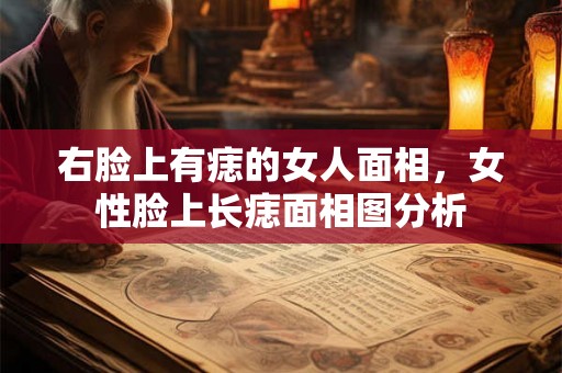 右脸上有痣的女人面相,女性脸上长痣面相图分析 右脸上有痣的女人面相,女性脸上长痣面相图分析