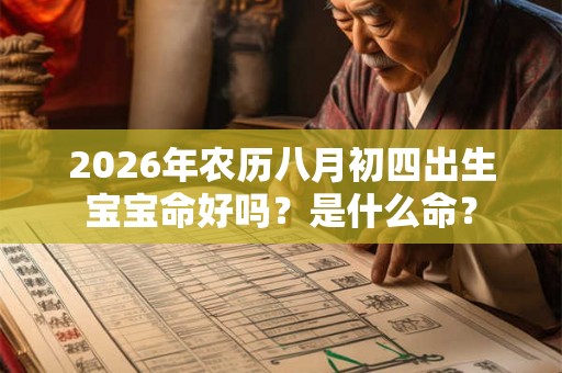 2026年农历八月初四出生宝宝命好吗?是什么命? 2026年农历八月初四出生宝宝命好吗?是什么命?