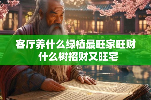 客厅养什么绿植最旺家旺财  什么树招财又旺宅