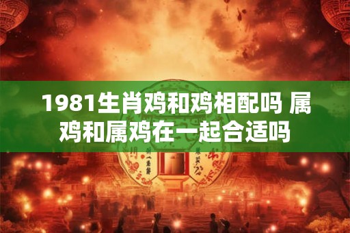 1981生肖鸡和鸡相配吗 属鸡和属鸡在一起合适吗