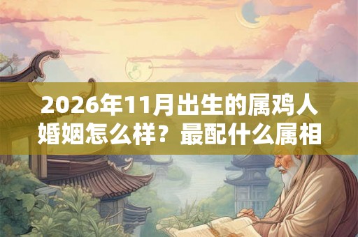 2026年11月出生的属鸡人婚姻怎么样？最配什么属相？