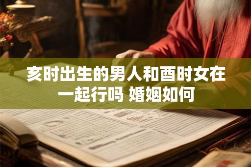 亥时出生的男人和酉时女在一起行吗 婚姻如何