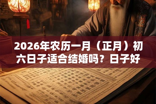 2026年农历一月（正月）初六日子适合结婚吗？日子好吗？