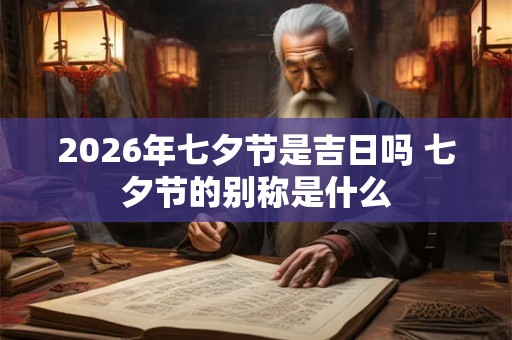 2026年七夕节是吉日吗 七夕节的别称是什么