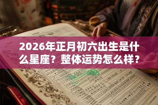 2026年正月初六出生是什么星座？整体运势怎么样？