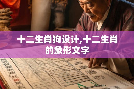 十二生肖狗设计,十二生肖的象形文字 十二生肖狗设计,十二生肖的象形文字