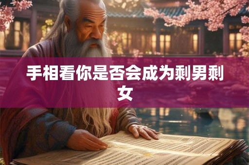 手相看你是否会成为剩男剩女