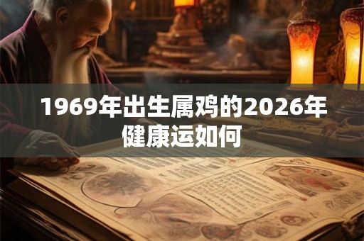 1969年出生属鸡的2026年健康运如何 1969年出生属鸡的2026年健康运如何