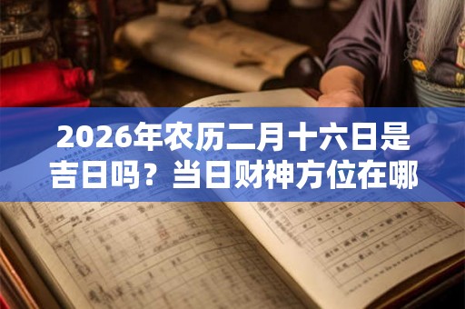 2026年农历二月十六日是吉日吗？当日财神方位在哪？