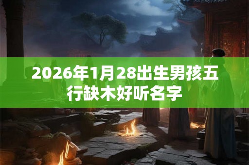 2026年1月28出生男孩五行缺木好听名字