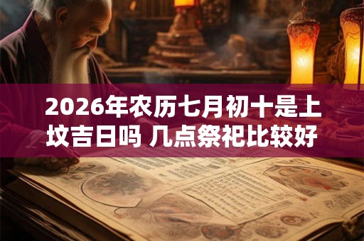 2026年农历七月初十是上坟吉日吗 几点祭祀比较好 2026年农历七月初十是上坟吉日吗 几点祭祀比较好