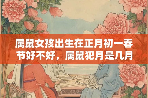 属鼠女孩出生在正月初一春节好不好，属鼠犯月是几月？