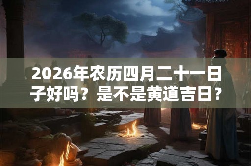 2026年农历四月二十一日子好吗？是不是黄道吉日？