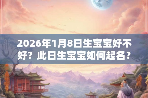 2026年1月8日生宝宝好不好？此日生宝宝如何起名？