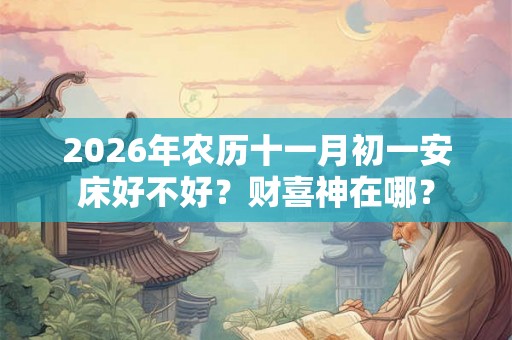2026年农历十一月初一安床好不好？财喜神在哪？