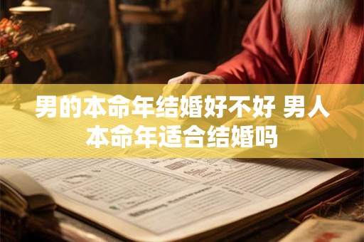 男的本命年结婚好不好 男人本命年适合结婚吗
