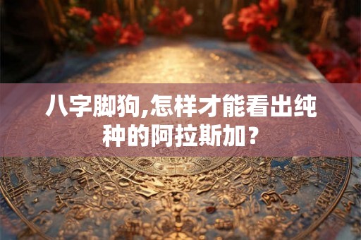 八字脚狗,怎样才能看出纯种的阿拉斯加? 八字脚狗,怎样才能看出纯种的阿拉斯加?