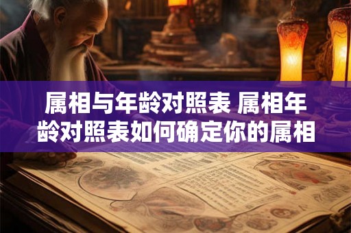 属相与年龄对照表 属相年龄对照表如何确定你的属相