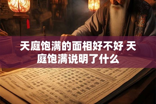 天庭饱满的面相好不好 天庭饱满说明了什么