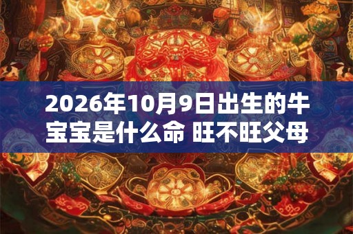 2026年10月9日出生的牛宝宝是什么命 旺不旺父母