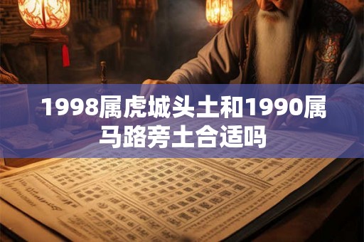 1998属虎城头土和1990属马路旁土合适吗