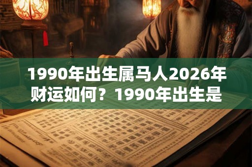 1990年出生属马人2026年财运如何？1990年出生是什么命？