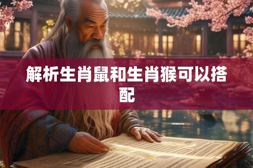 解析生肖鼠和生肖猴可以搭配