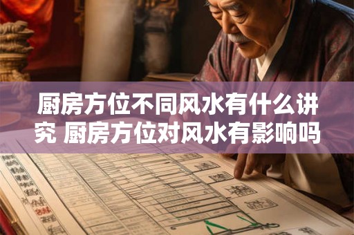 厨房方位不同风水有什么讲究 厨房方位对风水有影响吗