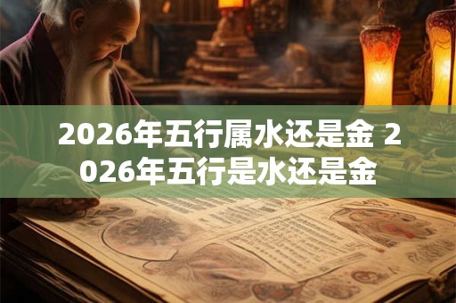 2026年五行属水还是金 2026年五行是水还是金