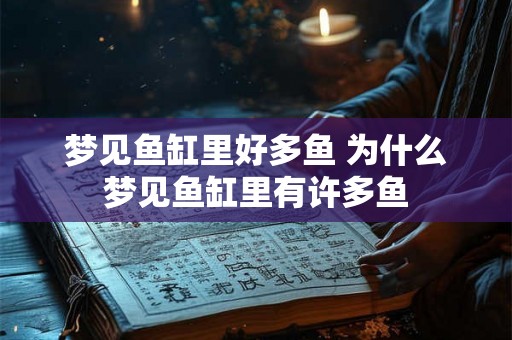 梦见鱼缸里好多鱼 为什么梦见鱼缸里有许多鱼 梦见鱼缸里好多鱼 为什么梦见鱼缸里有许多鱼