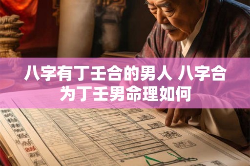 八字有丁壬合的男人 八字合为丁壬男命理如何 八字有丁壬合的男人 八字合为丁壬男命理如何