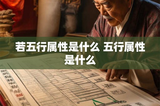 若五行属性是什么 五行属性是什么