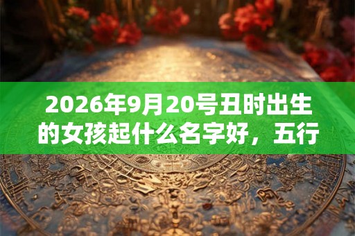 2026年9月20号丑时出生的女孩起什么名字好,五行属什么 2026年9月20号丑时出生的女孩起什么名字好,五行属什么