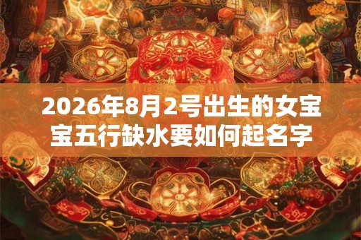 2026年8月2号出生的女宝宝五行缺水要如何起名字