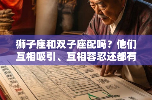 狮子座和双子座配吗？他们互相吸引、互相容忍还都有上进心