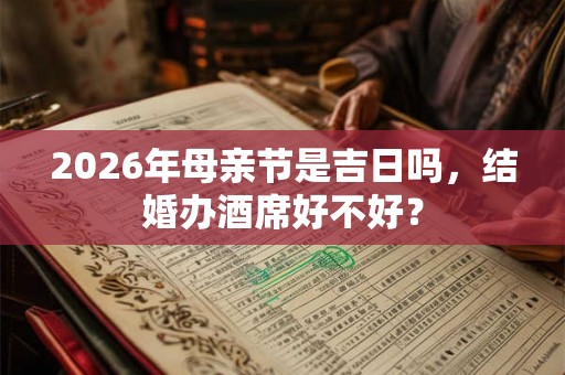 2026年母亲节是吉日吗,结婚办酒席好不好? 2026年母亲节是吉日吗,结婚办酒席好不好?