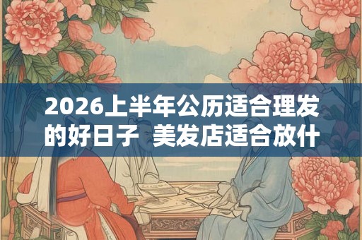 2026上半年公历适合理发的好日子  美发店适合放什么植物树