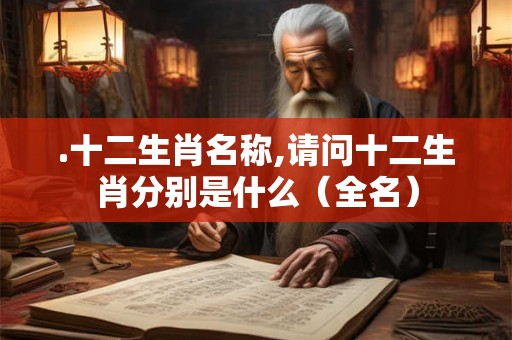 .十二生肖名称,请问十二生肖分别是什么（全名）