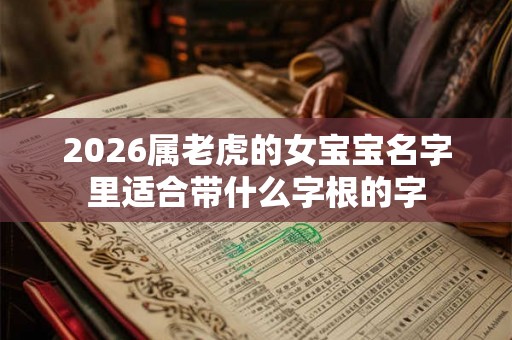 2026属老虎的女宝宝名字里适合带什么字根的字