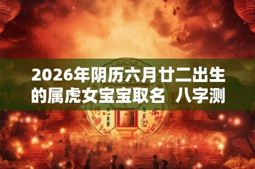 2026年阴历六月廿二出生的属虎女宝宝取名  八字测算